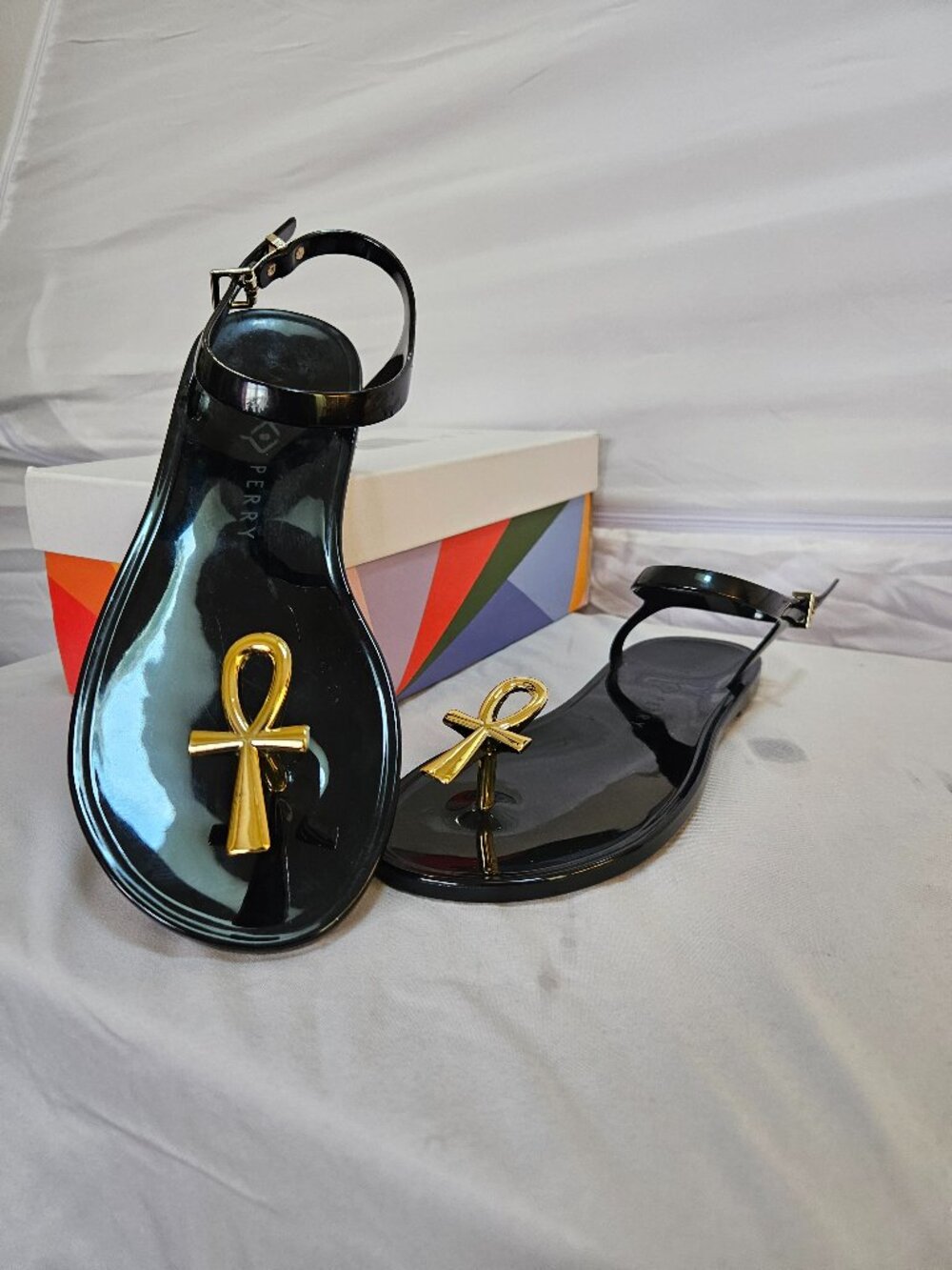Ankh Jelly Sandals